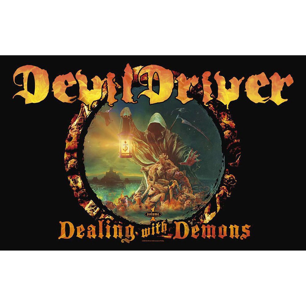 DevilDriver - Dealing With Demons Textile Poster - Multicolours